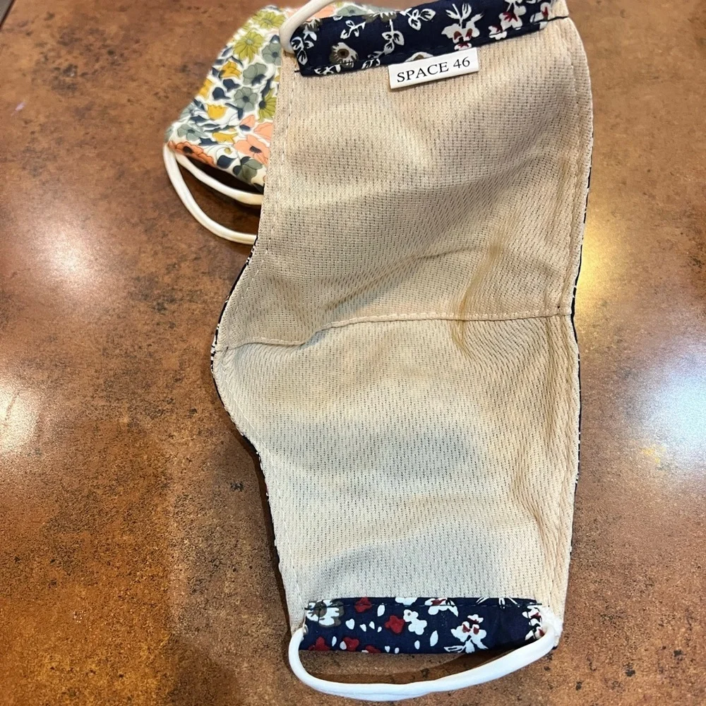 Pair of Floral Masks